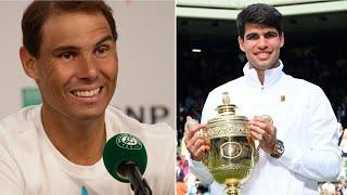 Rafael Nadal sends touching message to Carlos Alcaraz after Wimbledon triumph