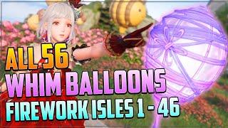 ALL 56 Whim Balloons Locations | Firework Isles 1 - 46 | Infinity Nikki 1.2