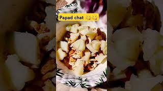 Instant papad chat #food #indian recipe #cooking  @Das family kitchen