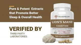 Real Mushrooms - Lion’s Mane Organic Mushroom Cognition Capsules (120caps)