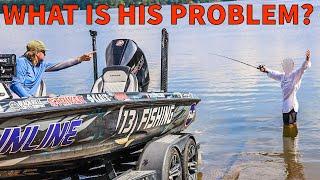 HEATED FFS ARGUMENT | Angry Ramp Fisherman Threatens Pro Bass Angler