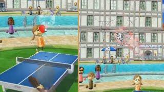 Lucia Hits The Camera In Wii Sports Resort Ping Pong