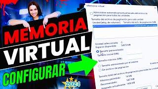 Cómo configurar la memoria virtual en Windows 10 y 11 -2024