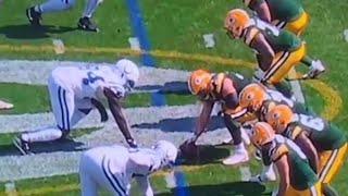 Josh Myers vomited on the ball during game vs Indianapolis Colts