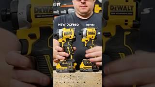 FIRST LOOK Dewalt DCF860 - 3 Speed PREMIUM Impact Driver - Side by side with the DCF850 #dewalt