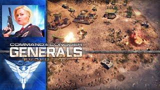 Command And Conquer : Generals Evolution 2021 | USA Alexander - Superweapon VS Ultra | 2k 1440p