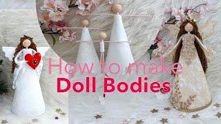 How to Make Doll Bodies from Wire - Step by Step - Real Time and Sound | Huong Harmon