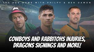 #NRL | Cowboys and Rabbitohs rocked by injuries, Dragons signings, tries in Japanese Rugby and more!