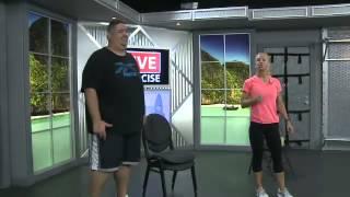 Fat Burning Home Workout - LiveExercise Launchpad Series: Stage 3 Episode 1