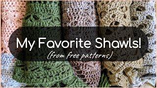 026 | My Shawl Collection - Favorite Five Free Patterns!