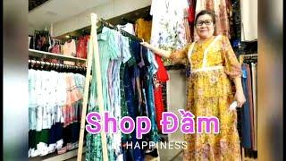 Vlog 085 : CHIA SẺ SHOP ĐẦM TRUNG NIÊN ( U 60-70) Chị em cùng mua sắm nhé 