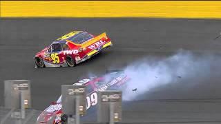 2011 All-Star Showdown Derrike Cope Landon Cassil big crash