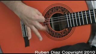 Learn rasgueo s techniques / Ruben Diaz Best flamenco guitar lessons online Skype for all levels