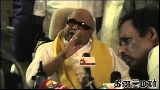 DMK Leader Karunanidhi on Stalin Resignation from DMK - Dinamalar May 18th News