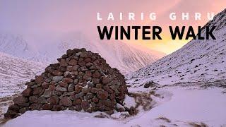 Winter Walk | Lairig Thru | Garbh Choire Shelter | Cairngorms | #thinkWINTER