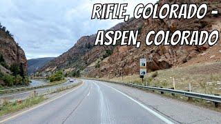 Rifle, Colorado to Aspen, Colorado! Drive with me on a Colorado highway!