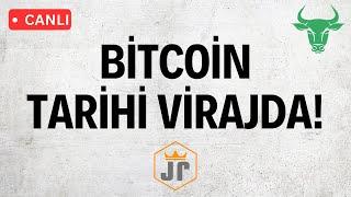 CANLI  BİTCOİN TARİHİ VİRAJDA! TEKNİK ANALİZ EĞİTİMİ GİRİŞ #altcoin  #bitcoin #borsa