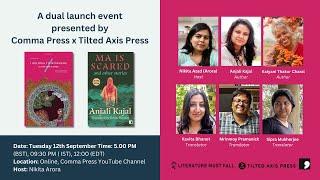 A Dual Launch of Seminal Dalit Feminist Literature | Comma Press and Tilted Axis Press