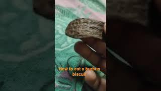 how to eat a burbun biscuit
