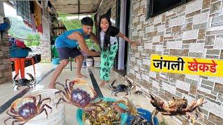 बायकोला खेकडी पकडायला शिकवलं || Nilesh Nirguda Vlogs || #viral #youtube #adivasi #couple