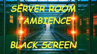 SERVER ROOM  Black dark screen sound effect computer tower laptop noise fan background pc  asleep