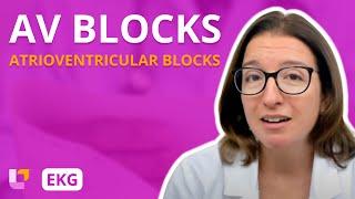 Atrioventricular Blocks (AV Blocks) - EKG Interpretation | @LevelUpRN