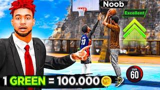 I gave a 60 OVR 8 Year Old 100,000 VC For Every Shot He Greens in NBA2K25! (HILARIOUS REACTIONS)