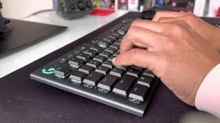 Logitech G915 TKL wireless keyboard - Clicky vs Tactile sounds