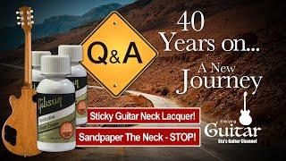 Q&A:11 Sticky Guitar Neck! – Polishing Nitro-Cellulose Lacquer Step by Step without SANDPAPER!!!