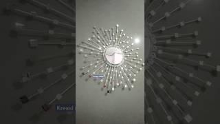 wall decor from cardboard, sticks and mirrors #diy #homedecor #mirror #homemade #lowbudget #kreasi