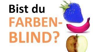 Kurzer Seh-Test: Bist du farbenblind? (Farbenblindheit test)