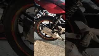 Pulsar 150 exhaust modified 