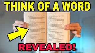 Magic Tutorial - Any book, any page, NO force!