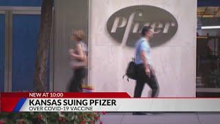 Kansas sues Pfizer over COVID-19 vaccine