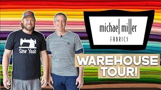 Michael Miller Fabrics Warehouse Tour | Bolts, Bundles and Fabric!