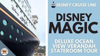 Disney Magic Deluxe Ocean View Verandah Stateroom Tour