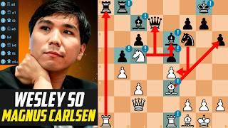 Intense Match: Wesley So vs Magnus Carlsen - Giuoco Piano Game opening