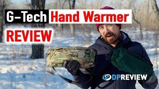 The G-Tech heated pouch can keep you—and your batteries—warm in winter conditions