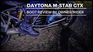 Daytona M-Star GTX motorcycle boot review | A must have for short arse riders.