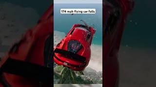 174 mph flying car falls | beamng.drive  #shorts #foryou #ytshorts #car #race #game #adventure