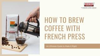 [Mister Coffee] How To Use French Press With Ground Coffee