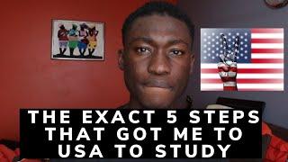 Exact steps to study in usa as an international student | College application process