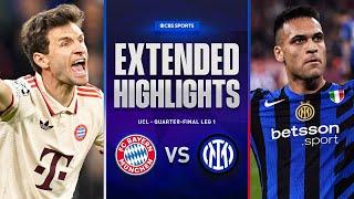 Bayern vs. Inter: Extended Highlights | UCL Quarter-final Leg 1 | CBS Sports Golazo