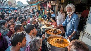 ULTIMATE DESI BREAKFAST AT ROADSIDE | GOGA JEE MURG SHORBA | TRADITIONAL STREET FOOD TOUR LAHORE