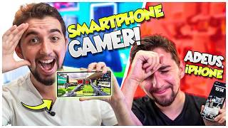 Troquei meu iPHONE 15 PRO em um CELULAR GAMER! Redmagic 9S Pro | Vale a pena?