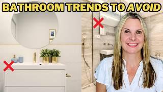 AVOID These 8 Bathroom Trends in 2025 for a Timeless Look