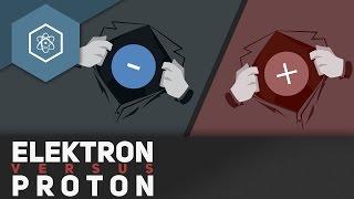 Elektron vs. Proton - Ladung und Masse