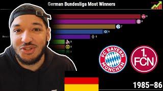 American Reacts to ALL BUNDESLIGA WINNERS 1902-2020  (GERMAN FOOTBALL CHAMPIONS)