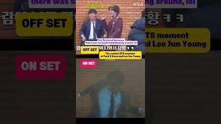 The coolest behind the scenes moment of Park Ji Hoon Lee Jun Young #weakheroclass2 #parkjihoon
