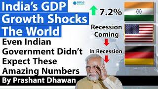 World is shocked by India's GDP Growth numbers | Even Government did not expect this